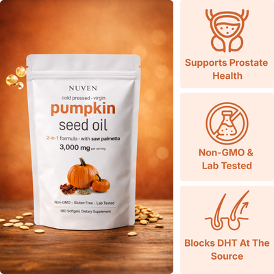Nuven Pumpkin Seed Oil + Saw Palmetto