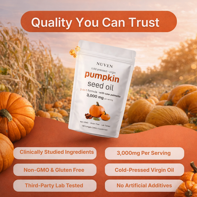 Nuven Pumpkin Seed Oil + Saw Palmetto
