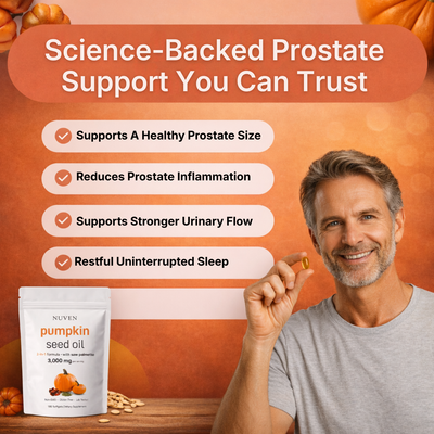 Nuven Pumpkin Seed Oil + Saw Palmetto